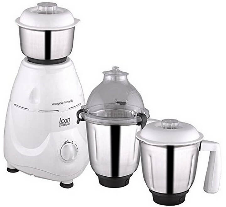 Morphy Richards Icon Classique 750-Watt Mixer Grinder (640040 ICON CLS 750)